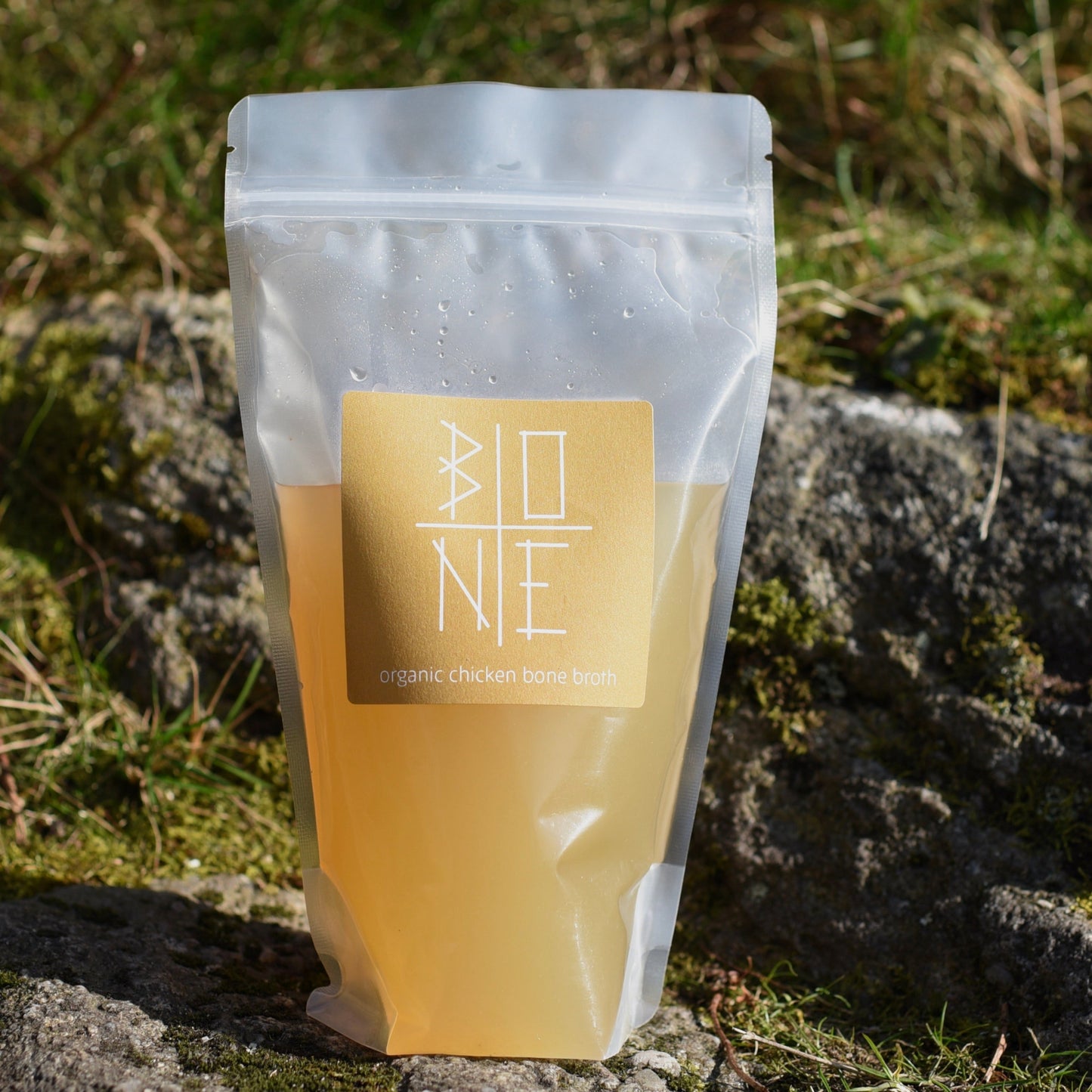 Organic chicken bone broth - 500ml pouch