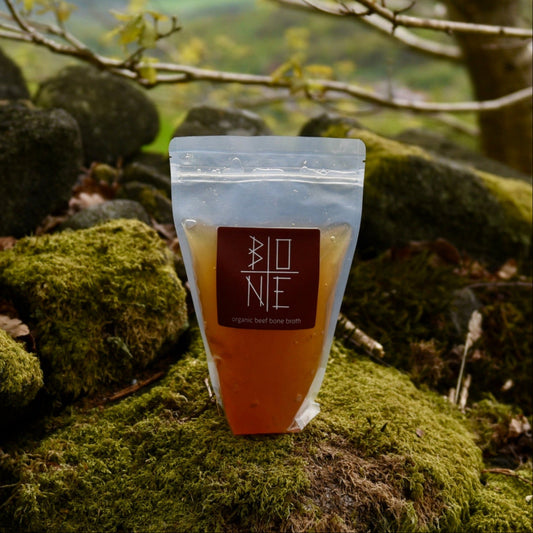 Organic beef bone broth - 500ml pouch